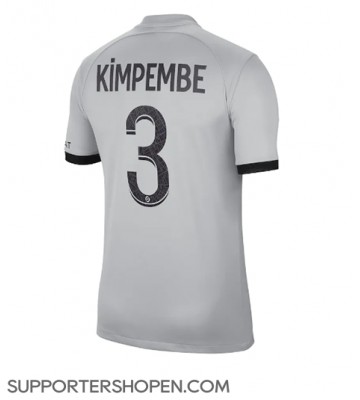 Paris Saint-Germain Presnel Kimpembe #3 Borta Matchtröja 2022-23 Kortärmad